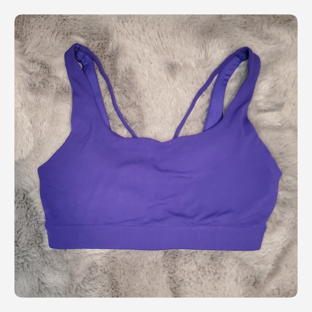 Athleta Sports Bra Color Blue/Purple Size XS